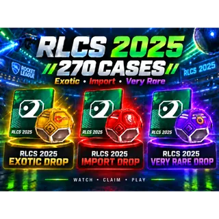 RLCS 2025 x270 Cases | Rocket League Twitch Drops
