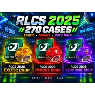 RLCS 2025 x700 Cases | Rocket League Twitch Drops