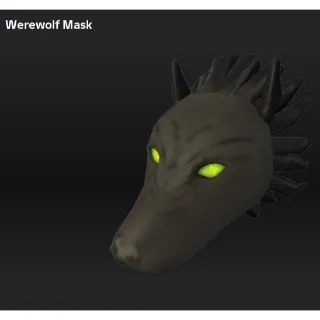 Werewolf Mask Roblox Hat Limited