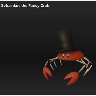 Sebastian, the Fancy Crab Roblox Hat