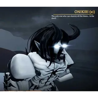 ONIKIRI ATTACK TITAN SKIN