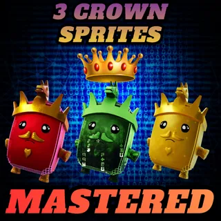 3 CROWN SPRITES MASTERED
