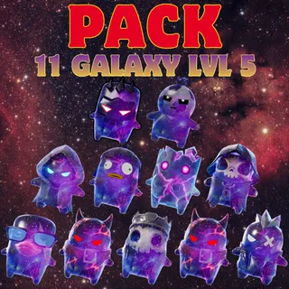 🔥PACK 11 GALAXY LVL 5🔥