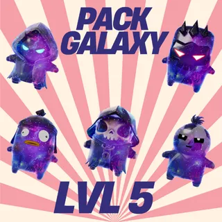 🔥PACK GALAXY Aura, Poiscaille, Grim, Boss et Foot LVL 5🔥