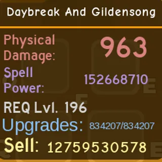 Daybreak And Gildensong