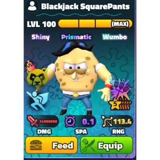SW BLACKJACK SQUAREPANTS 5 STARS NC/HYDRO