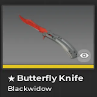 BLOXSTRIKE BUTTERFLY KNIFE BLACKWIDOW