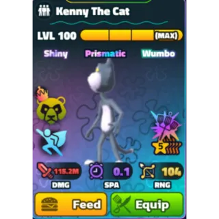 SPONGEBOB TOWER DEFENSE - SW KENNY THE CAT 5 STARS⭐ /NC/HYDRO