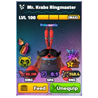 MR. KRABS RINGMASTER 5 STARS⭐ PRISMATIC