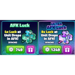 SPONGEBOB TOWER DEFENSE - AFK Luck And ULTRA AFK Luck