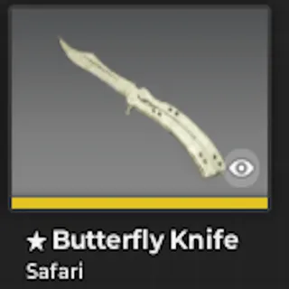 BLOXSTRIKE BUTTERFLY KNIFE SAFARI