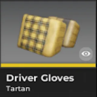 BLOXSTRIKE DRIVER GLOVES TARTAN