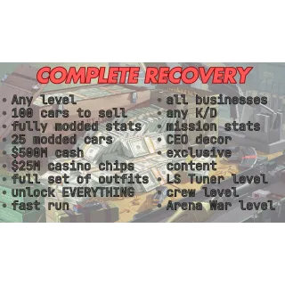 COMPLETE RECOVERY | GTAV PC 