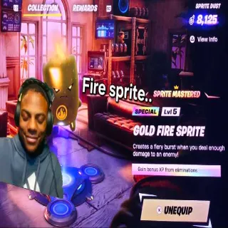 Gold Fire Sprite(MAX LEVEL)