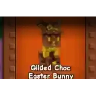 GILDED CHOC EASTER BUNNY |NEW PEt