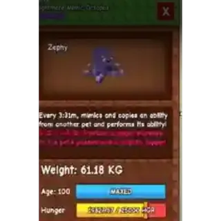 Nightmare Mimic Octopus | 60-61Kg