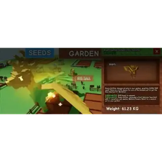 Everchanted Gilded Choc Peryton 60/61KG+ Grow A Garden