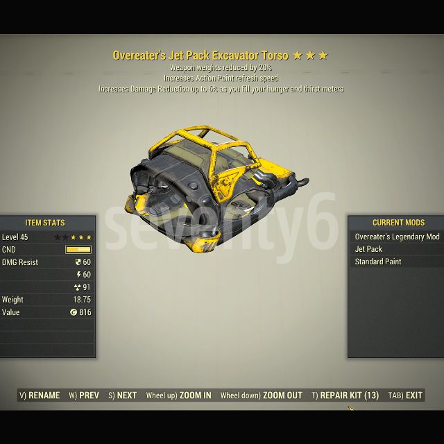 💥OEAPWWR Excavator Set + Legacy Jet Pack Torso (PC) Game Items
