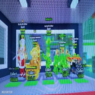 Chicleteira Noelteira X3, Ho Ho Sahur X3, Los Burritos X2, Swag Soda, Naughty, Quesadilla Crocodrila, Cuadramat, Santa Hotspot