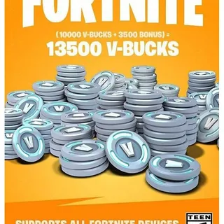 13.5k Vbucks Fortnite Code