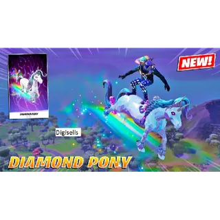 Diamond Pony Glider Fortnite Epic Games Code