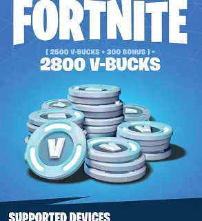 2800 Vbucks Fortnite Code