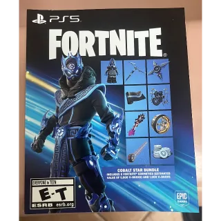 (EXCLUSIVE) FORTNITE PS5 COBALT STAR BUNDLE