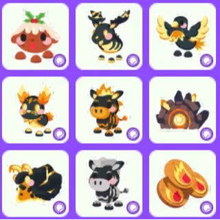 Fire Dimension Sticker x9
