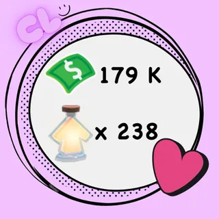 179 K Bucks + 238 Age Up Potion Account