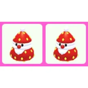 Strawberry Santa Snack x2