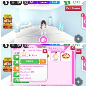 Age Up Potion x201 Account