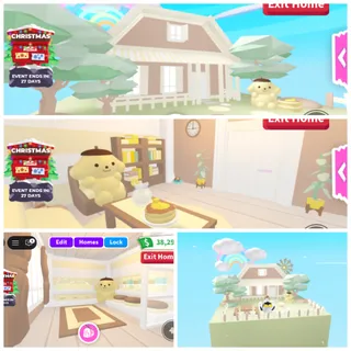 Pompompurin Garden Farm House