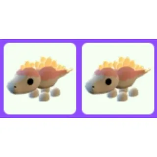 Stegosaurus x2