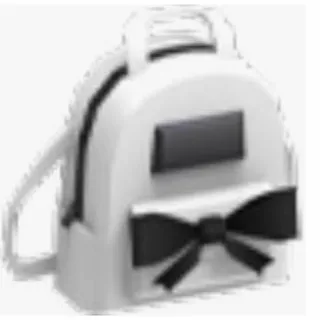 White Designer Backpack
