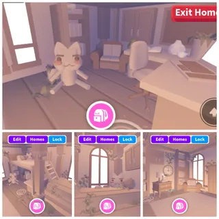 Cutie Cat Wooden Tiny House