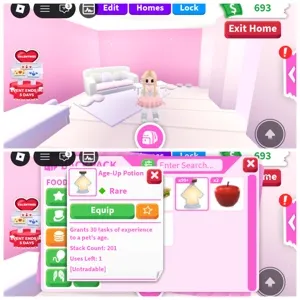 Age Up Potion x201 Account