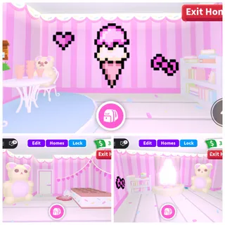 Pixel Ice Cream Art Tiny House