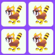 Pet | Toasty Red Panda x4