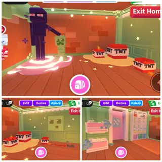 Minecraft TNT Starry Grinding House