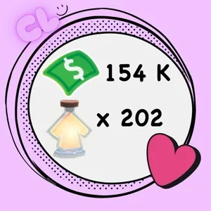 154 K Bucks + 202 Age Up Potion Account