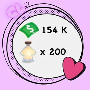 154 K Bucks + 200 Age Up Potion Account