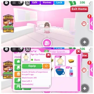 Age Up Potion x205 Account