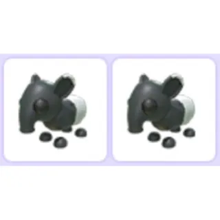 Malaysian Tapir x2
