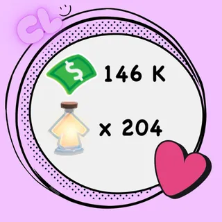 146 K Bucks + 204 Age Up Potion Account