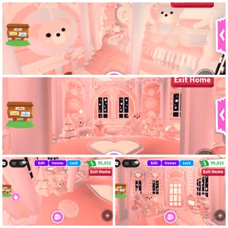 Sweet Blush Starry Bear House