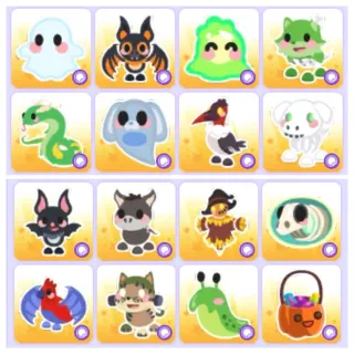 Halloween Sticker 2024 x16