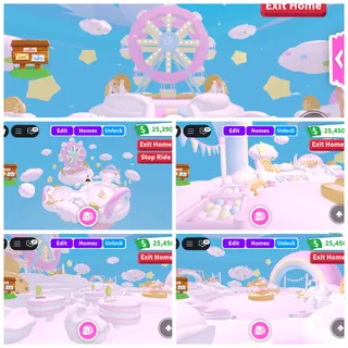 Floating Cotton Candy Park