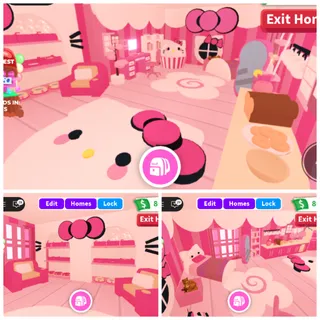 Hello Kitty Grinding Pizza House