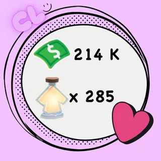 214 K Bucks + 285 Age Up Potion Account