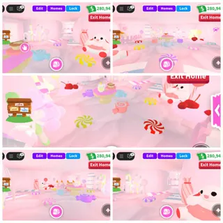 Easter Candy Gummy Bear Shop House